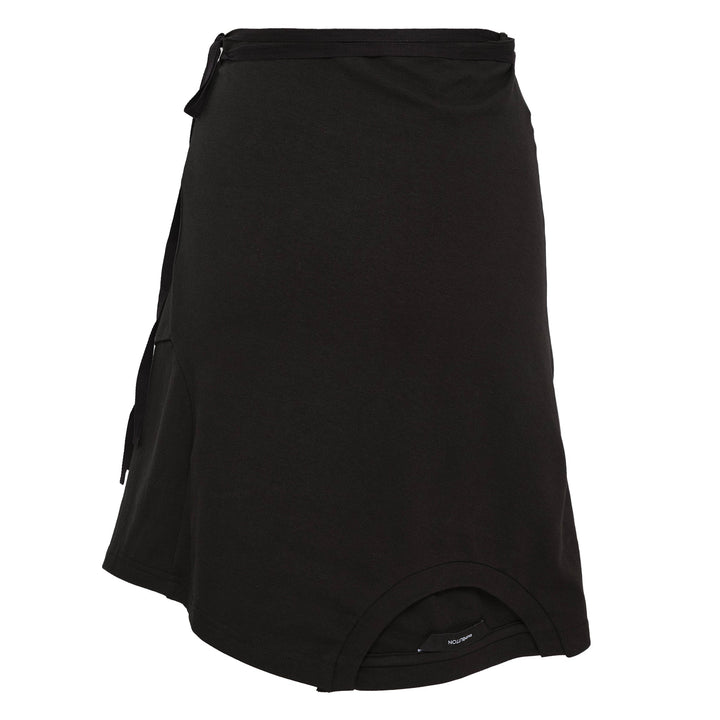 Black Wrap Tee Skirt