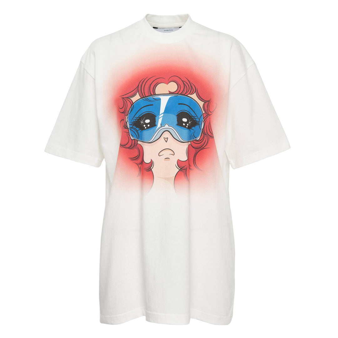 White Goggles Girl T-Shirt