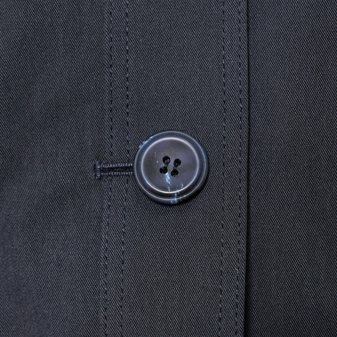 Navy Signature Cropped Trucker