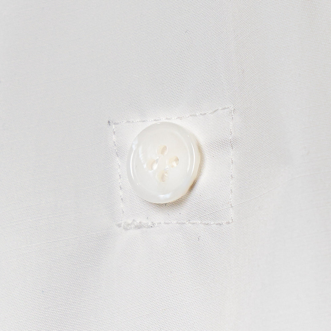 White Balloon Sleeve Blouse