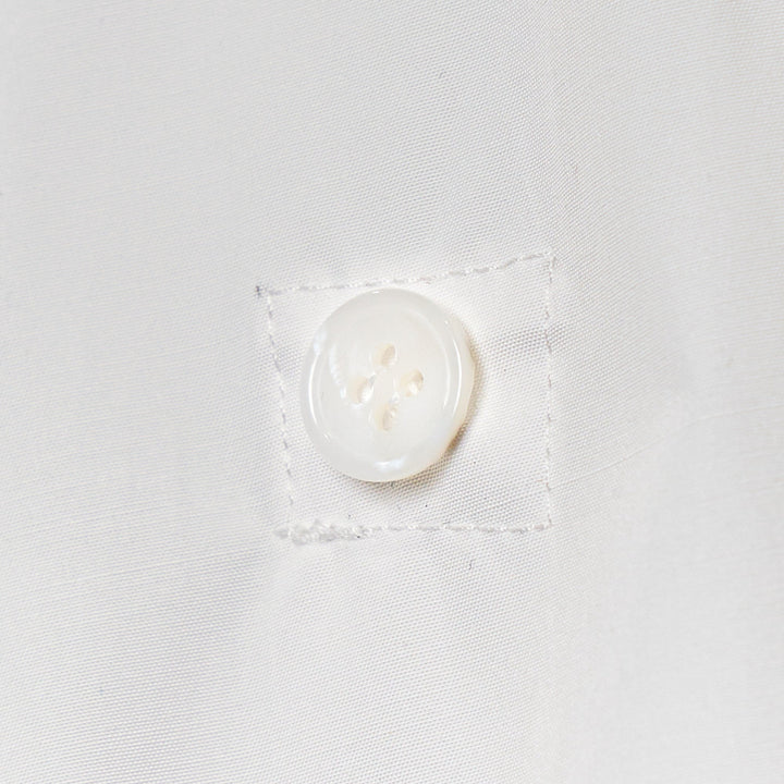 White Balloon Sleeve Blouse