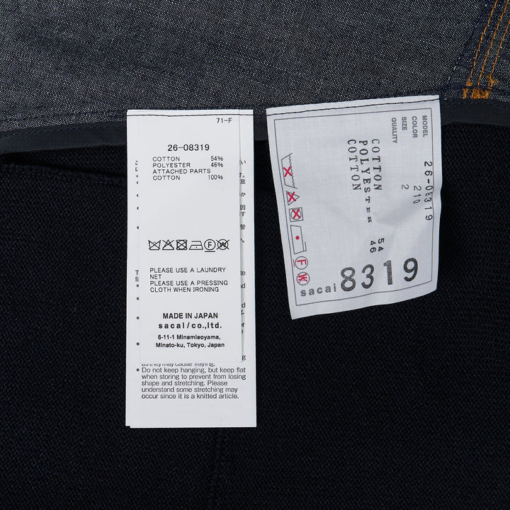 Light Weight Denim x Cotton Jersey