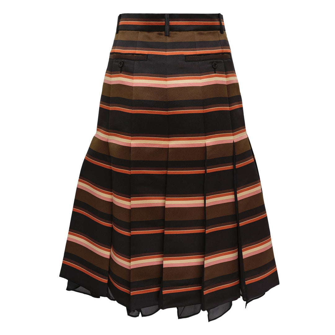 Horizontal Stripe Skirt