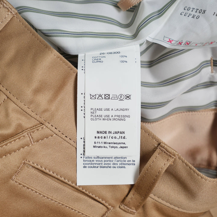 Cotton Chino Skirt