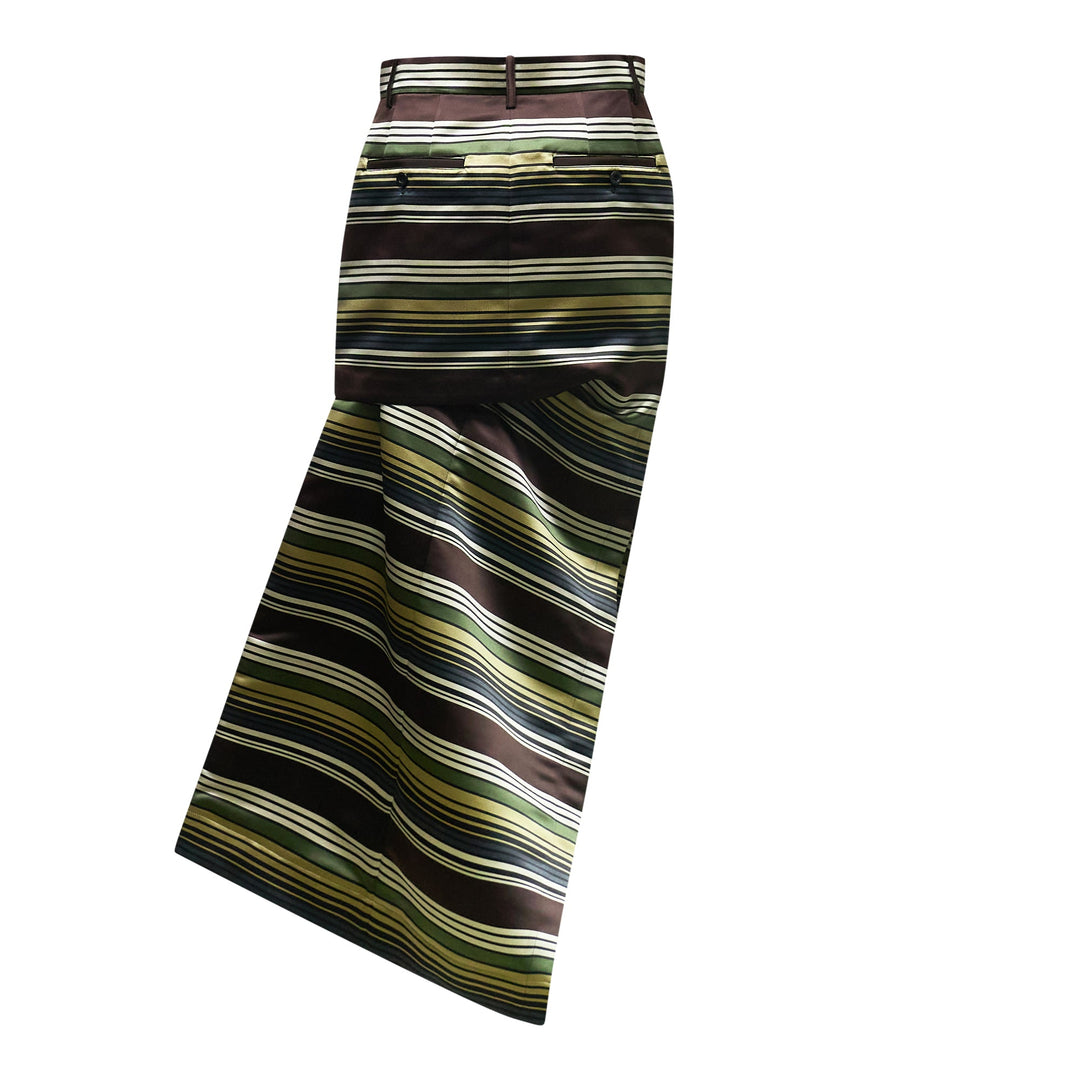 Horizontal Stripe Skirt