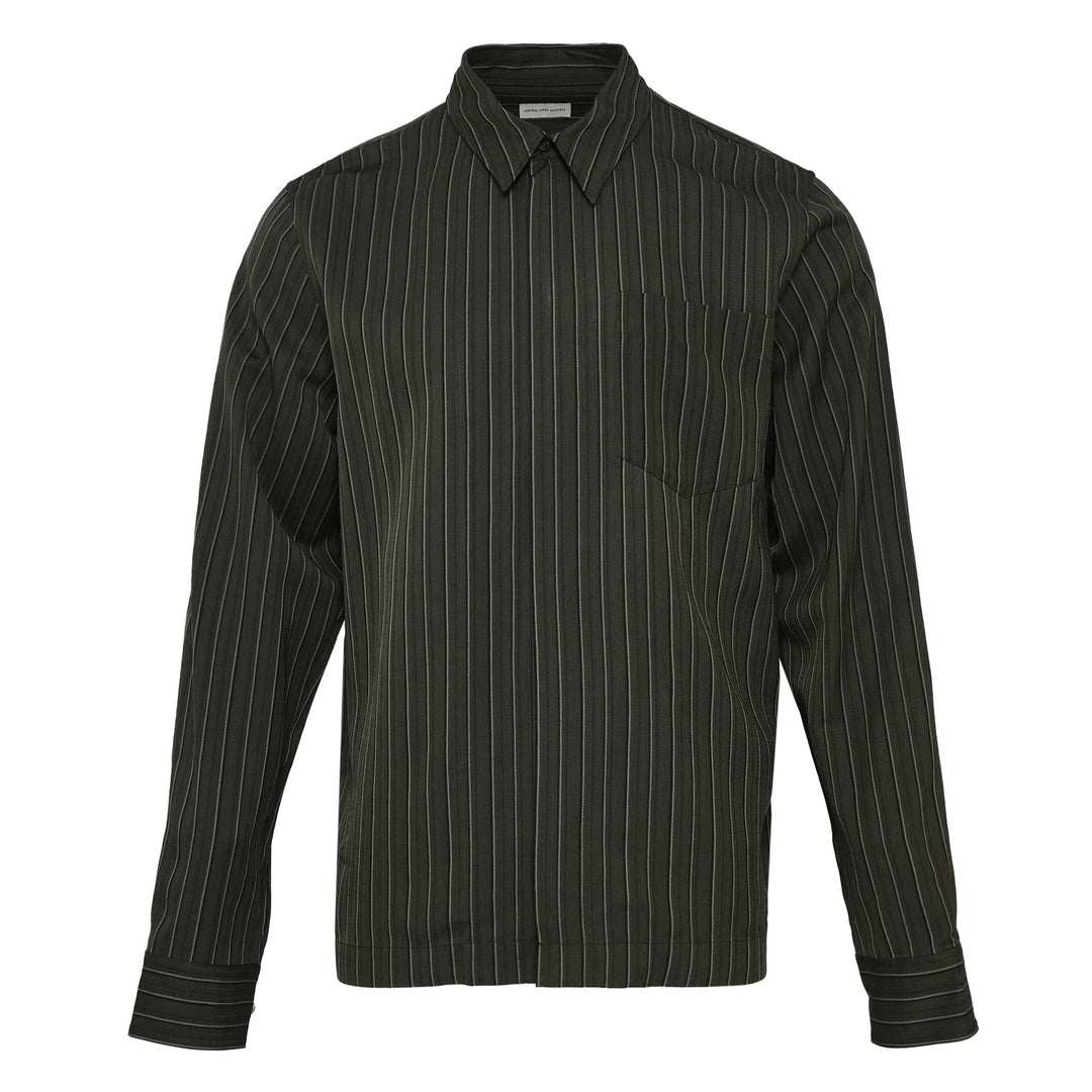 Regular Fit Hidden Zip Shirt