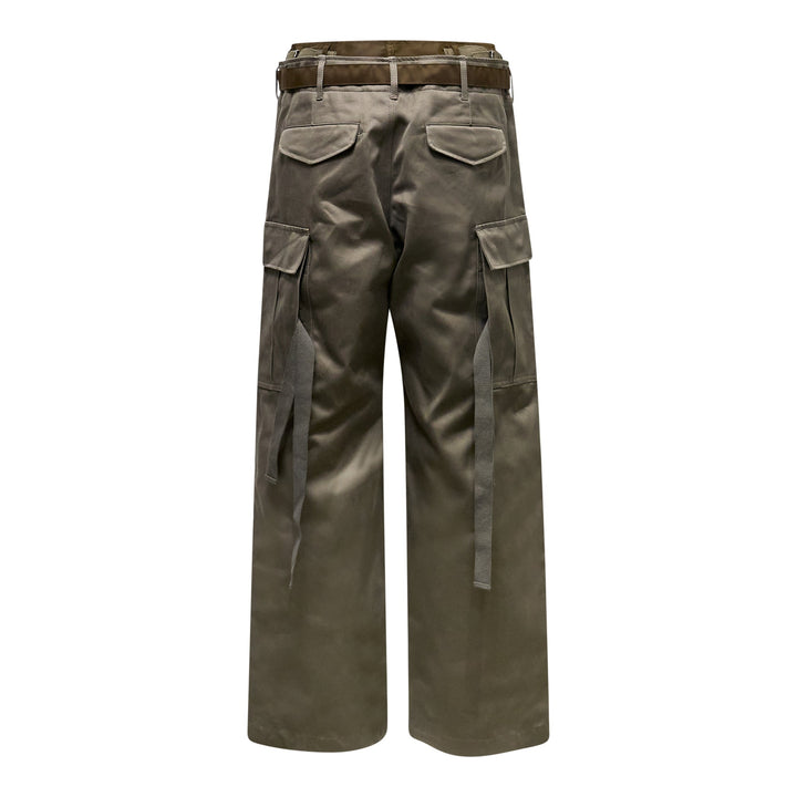 Cotton Chino x Nylon Twill Pants
