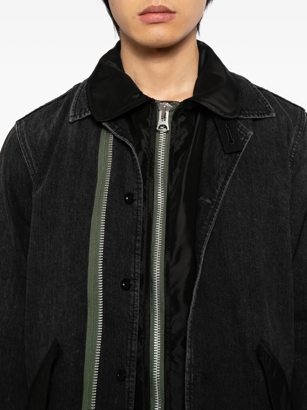 Denim x Nylon Twill Blouson