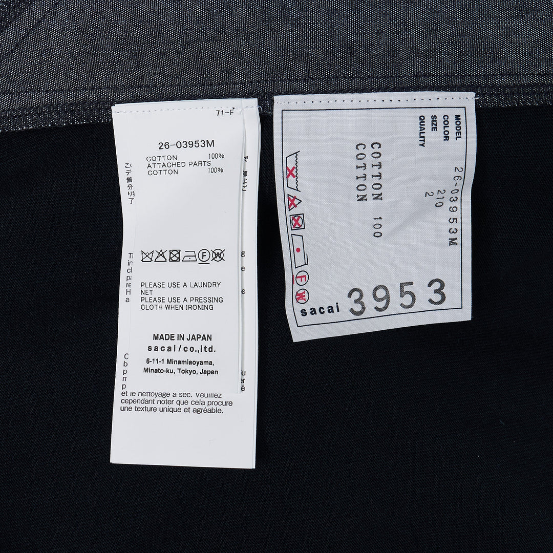 Light Weight Denim x Cotton Jersey