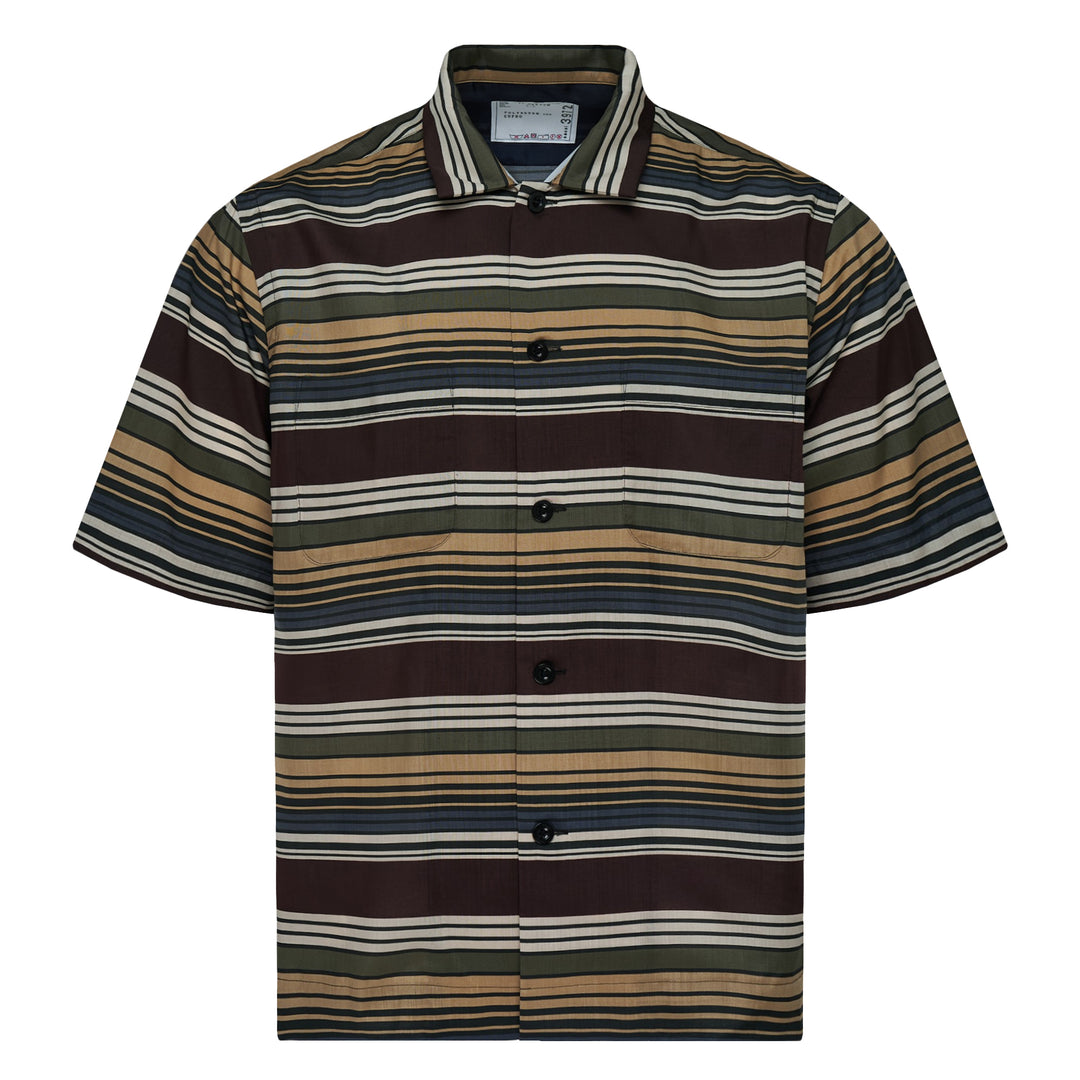 sacai Horizontal Stripe Shirt – Available at Club 21, Official Retailer in Singapore, Malaysia & Thailand with Global Shipping Online