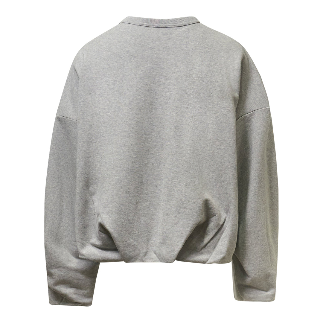 Cocoon Shape Sweatshirt