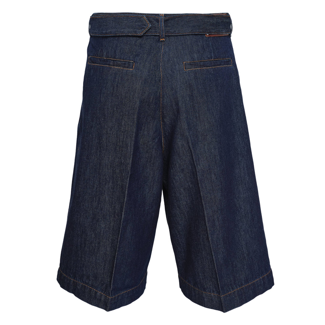 Loose Fit Belted Shorts