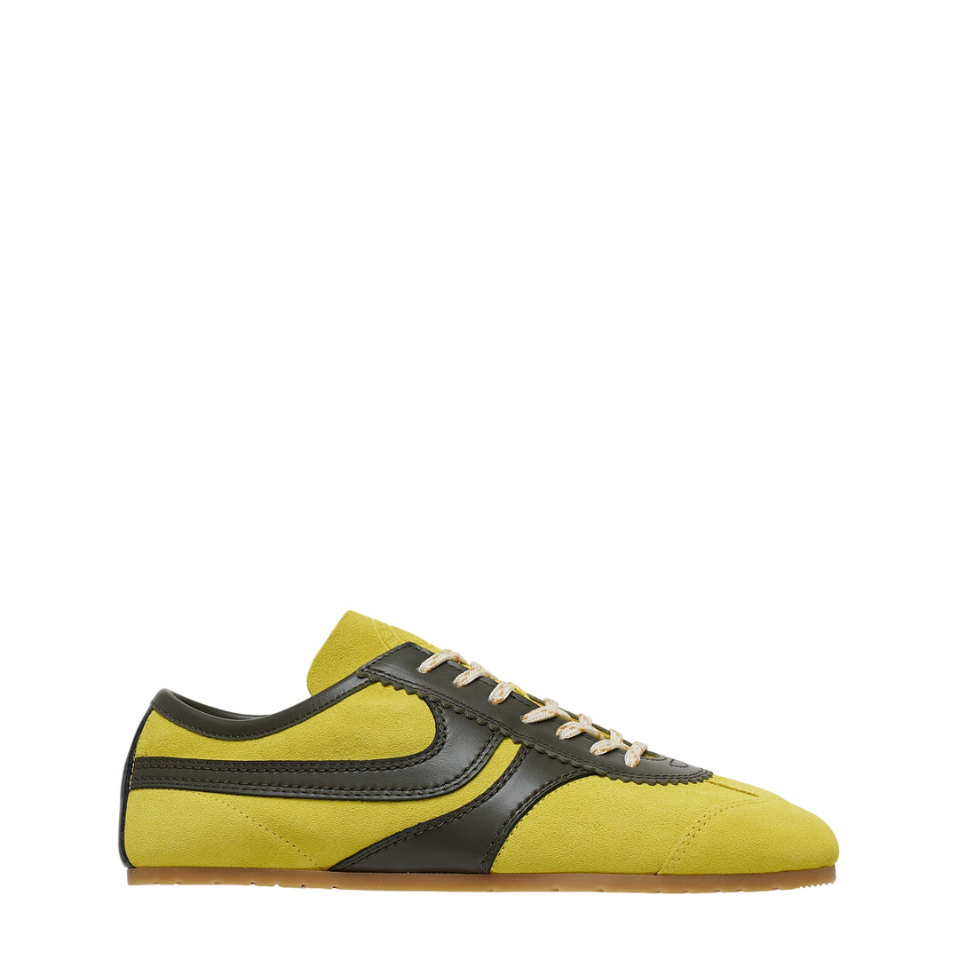 Slim Sneaker In Suede And Nappa