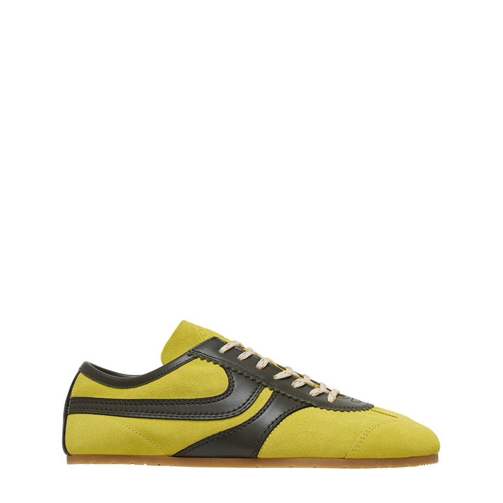 Slim Sneaker In Suede And Nappa