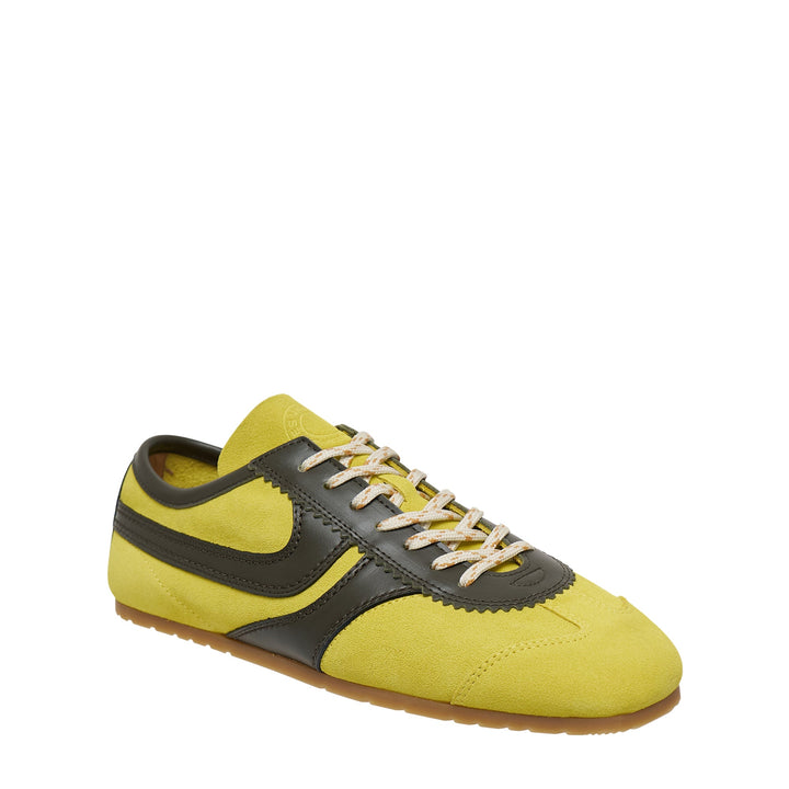 Slim Sneaker In Suede And Nappa