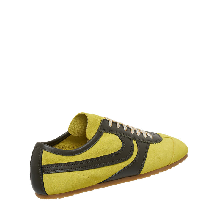 Slim Sneaker In Suede And Nappa