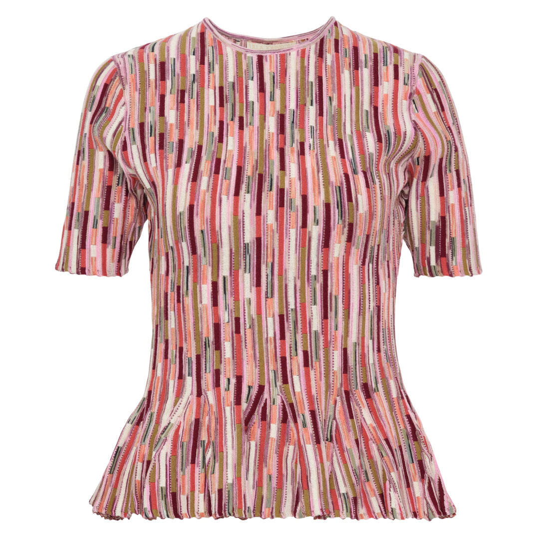Samira Multicolor Short Sleeve Top