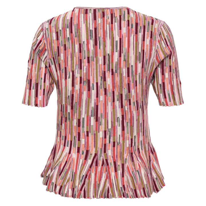 Samira Multicolor Short Sleeve Top