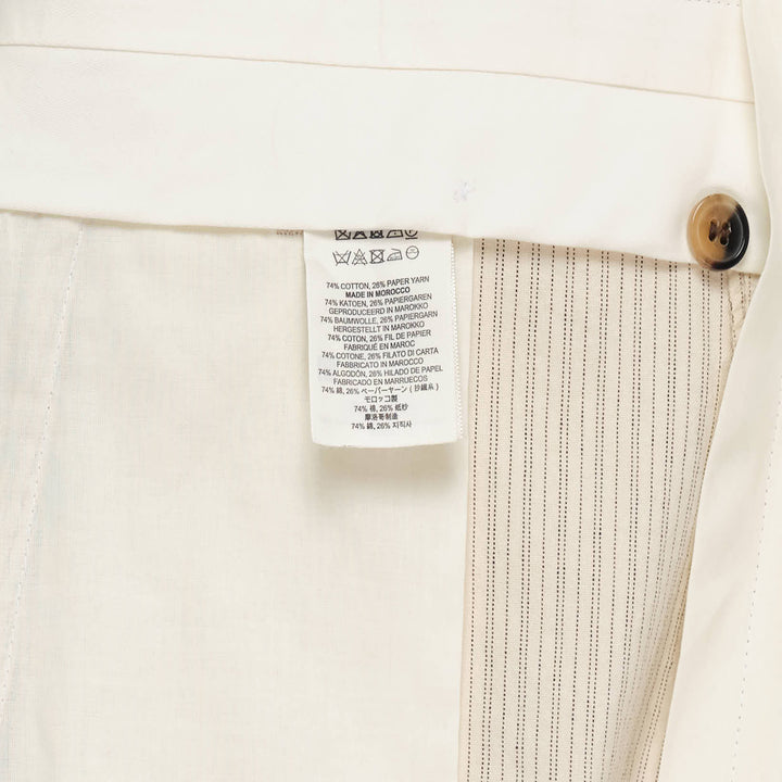 Low-Waisted Tailored Wide-Leg Pants