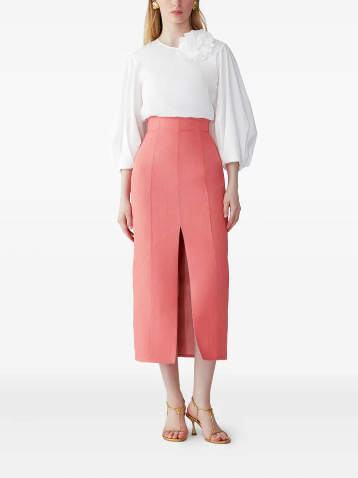 High Waist Midi Skirt