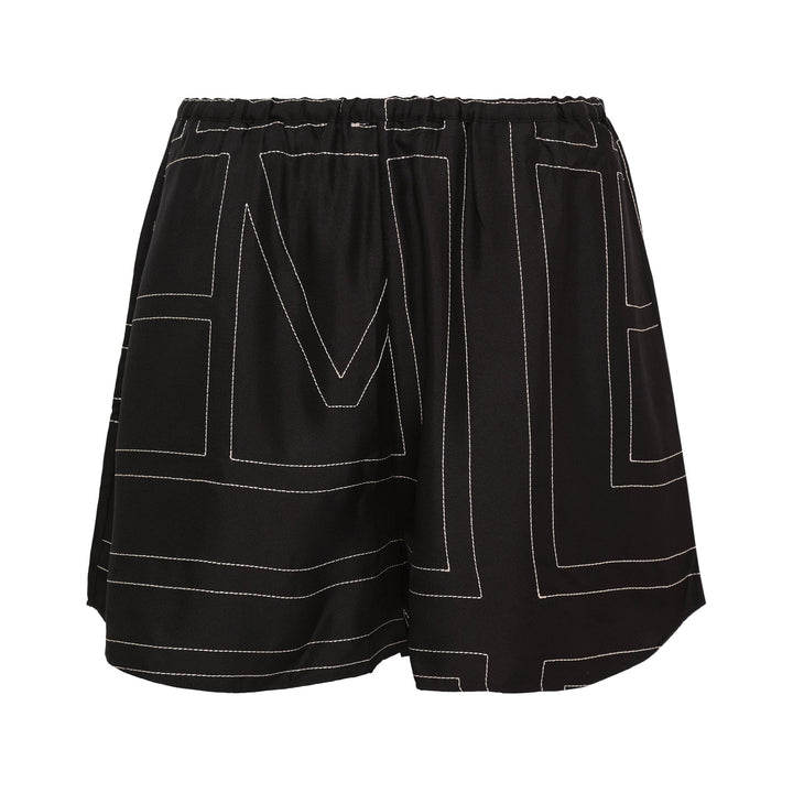 Monogram Silk PJ Shorts