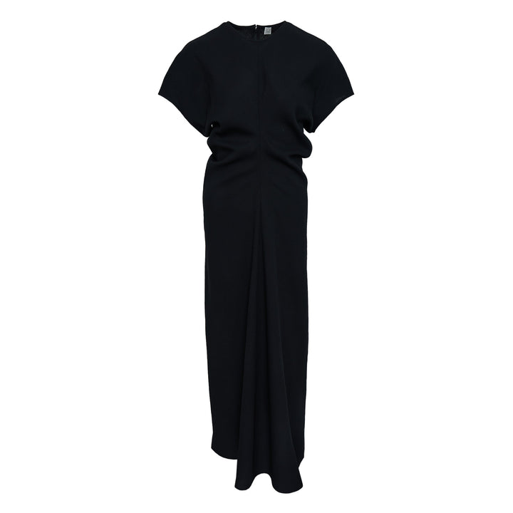 Slouch Waist Wool Dress