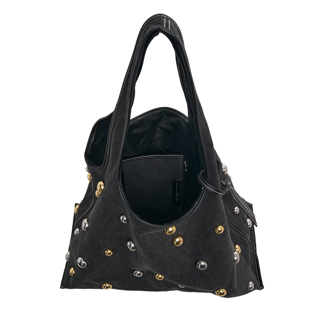 Washed Denim Market Tote