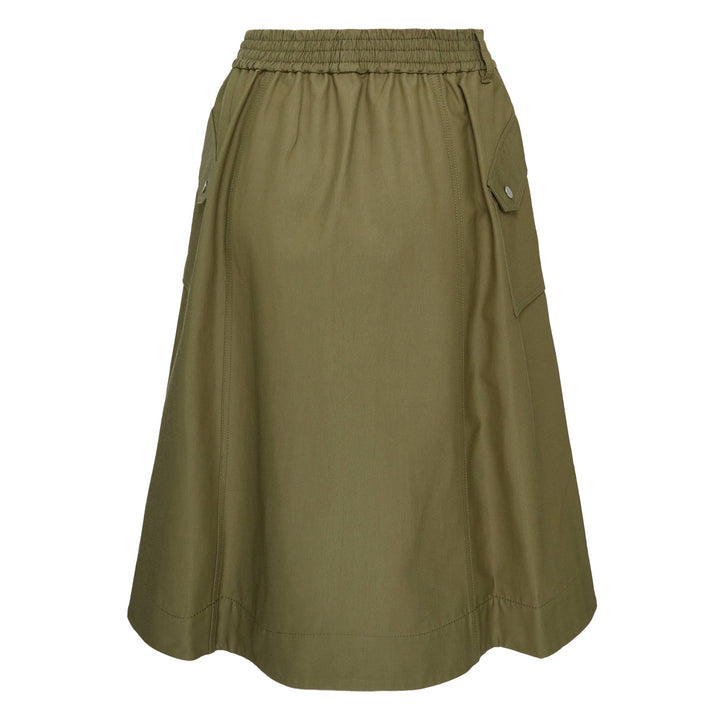 Utility Midi Wrap Skirt