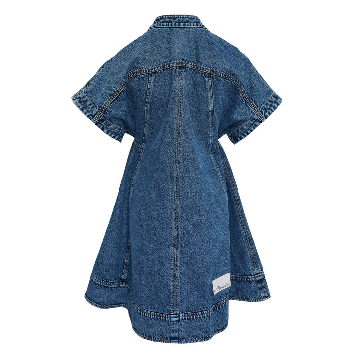 Lightweight Denim Trapeze Dress