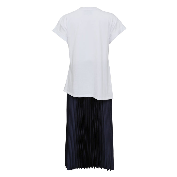 Short Sleeve T-Shirt Combo Dress