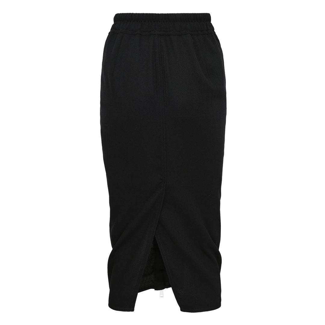 Zipped Short Pillar Twisted Skirt