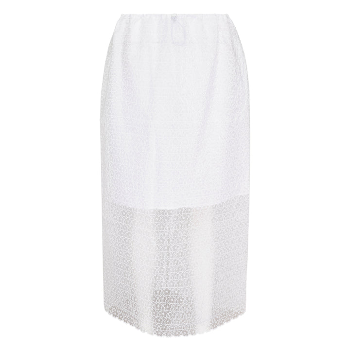 Cecilie Bahnsen Long Pencil Skirt With Drawstring – Available at Club 21, Official Retailer in Singapore, Malaysia & Thailand with Global Shipping Online