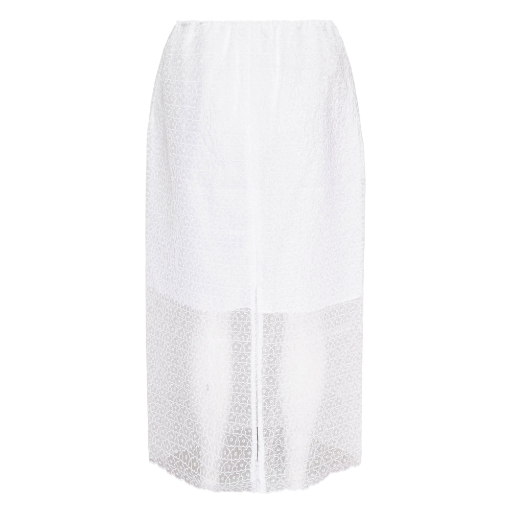 Cecilie Bahnsen Long Pencil Skirt With Drawstring – Available at Club 21, Official Retailer in Singapore, Malaysia & Thailand with Global Shipping Online