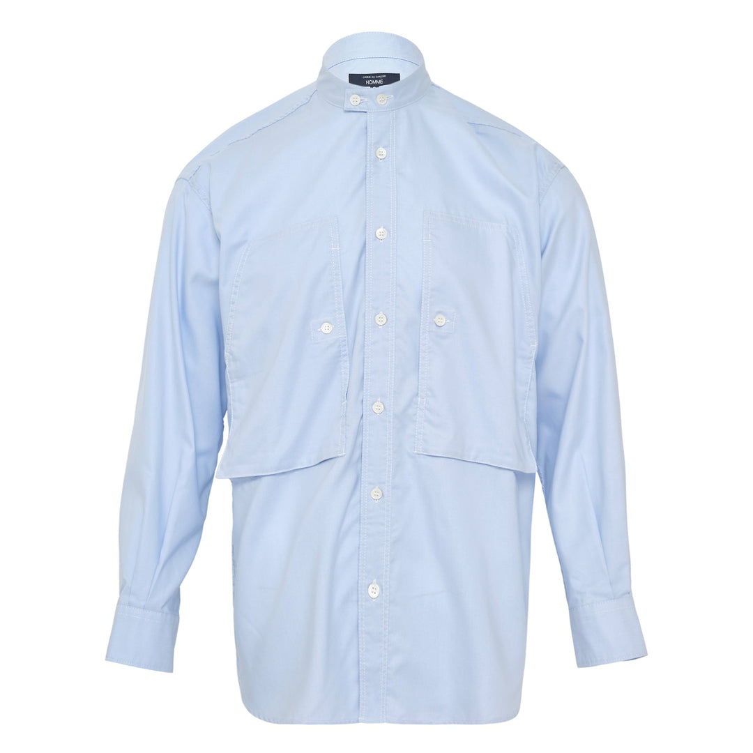 Blue Button-Up Shirt
