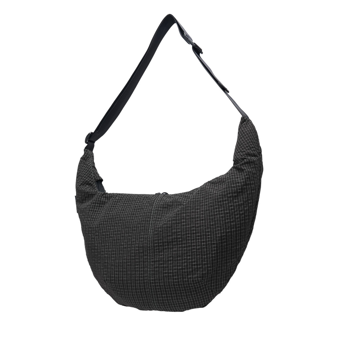 Black White Grid Check Pattern Bag