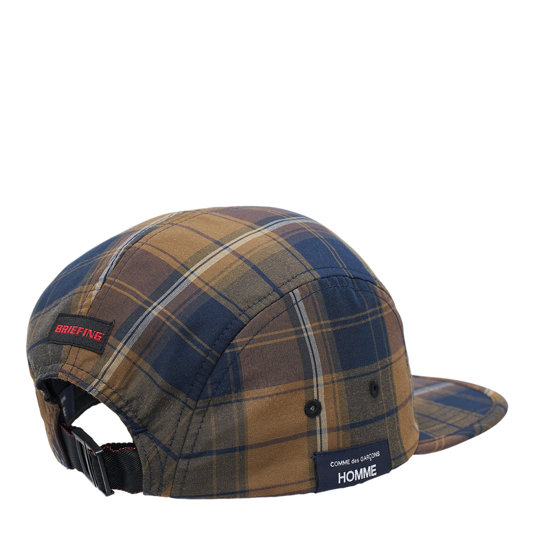 Plaid Cotton Blend Cap