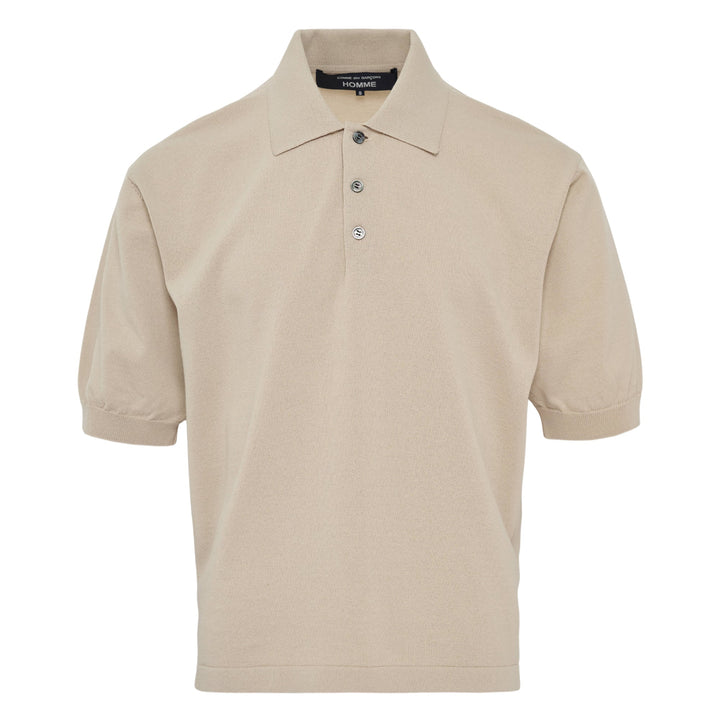 Cotton Wool Blend Short Sleeve Polo