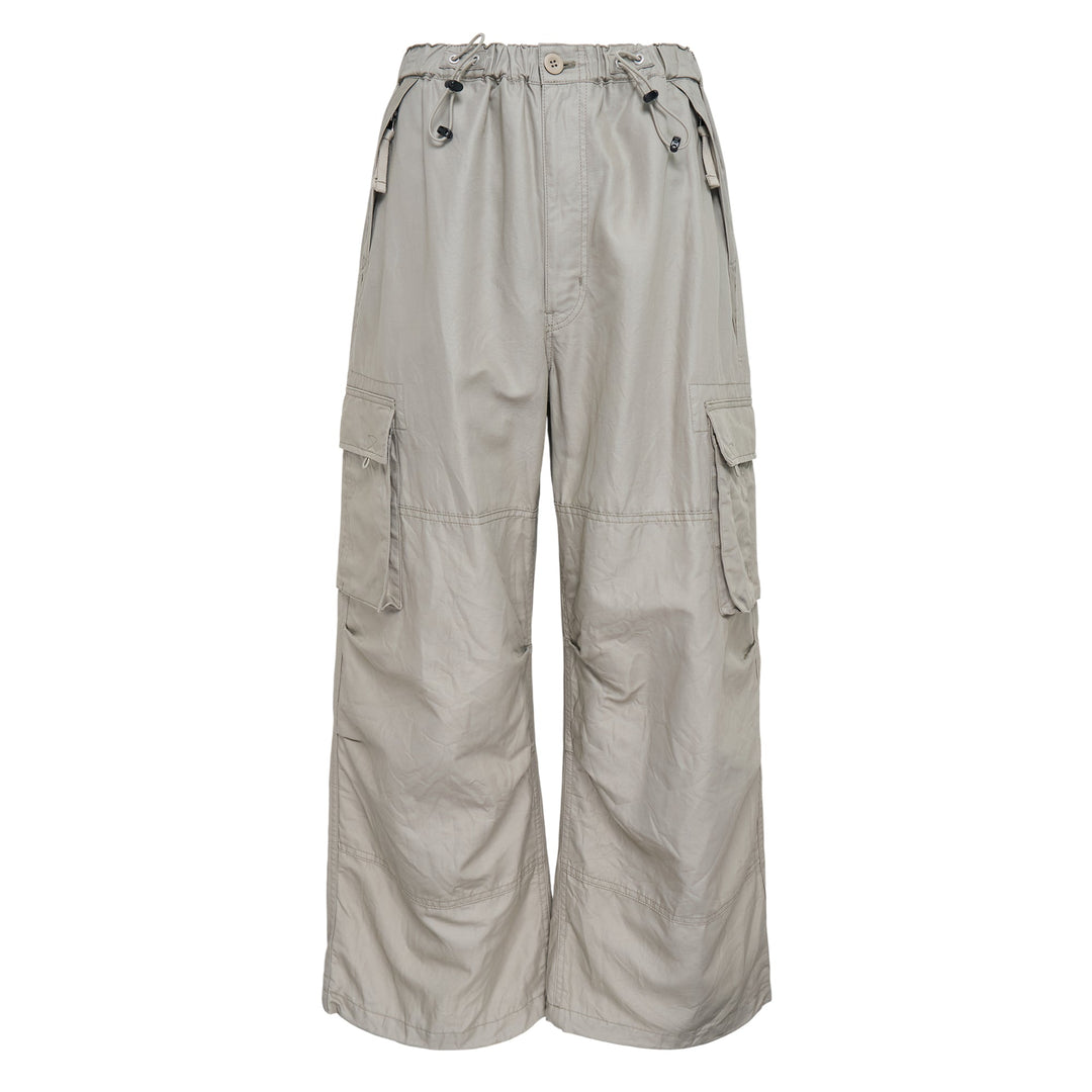Utility Cotton Linen Blend Pants