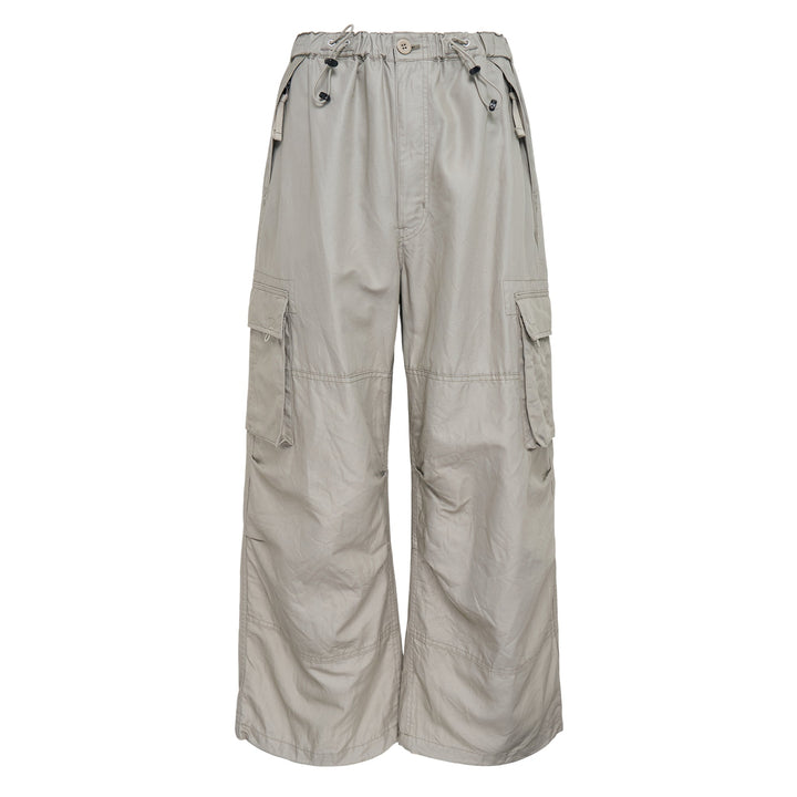 Utility Cotton Linen Blend Pants