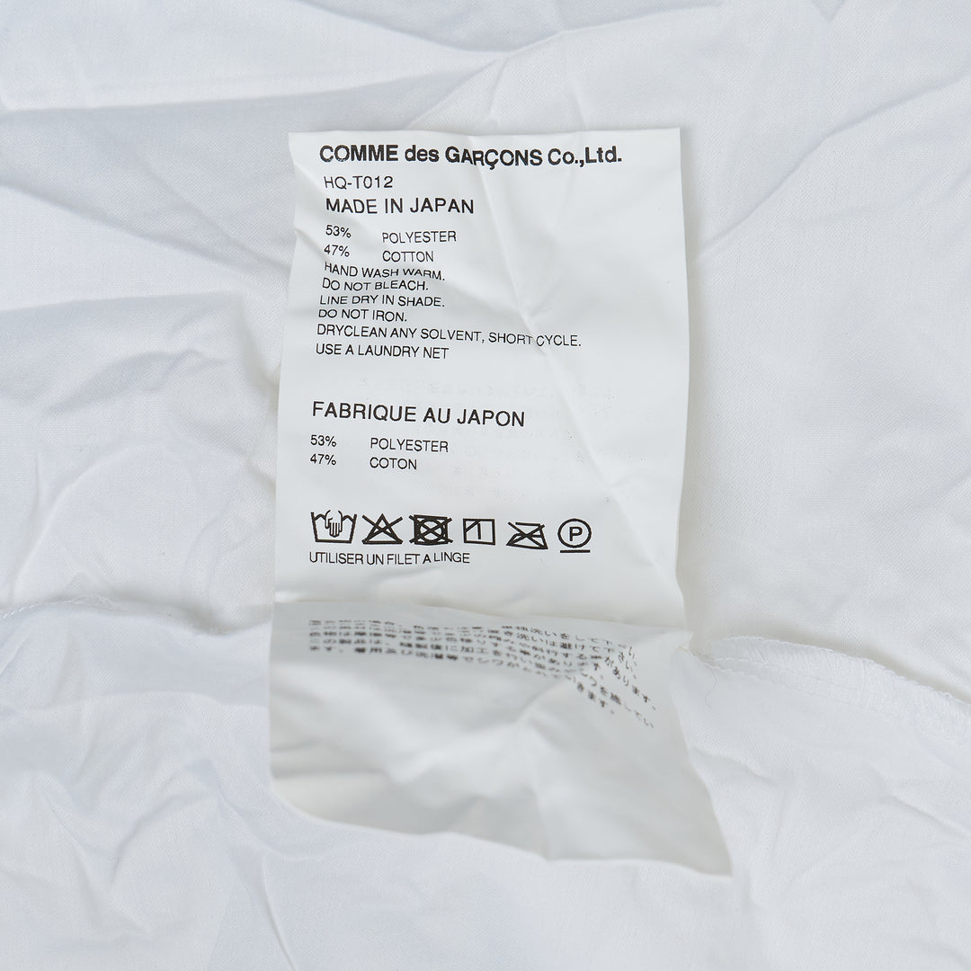 Cotton Blend Crinkled Tee
