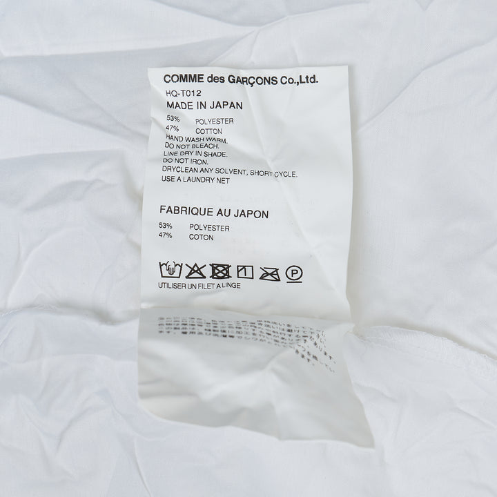 Cotton Blend Crinkled Tee