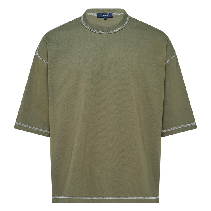 COMME des GARCONS HOMME Contrast Stitch T-Shirt – Available at Club 21, Official Retailer in Singapore, Malaysia & Thailand with Global Shipping Online