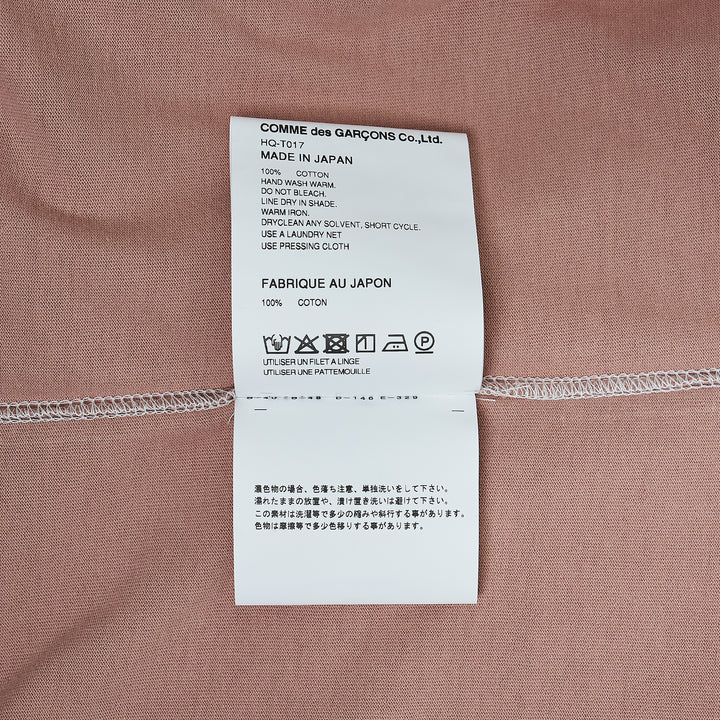 COMME des GARCONS HOMME Contrast Stitch Tee – Available at Club 21, Official Retailer in Singapore, Malaysia & Thailand with Global Shipping Online