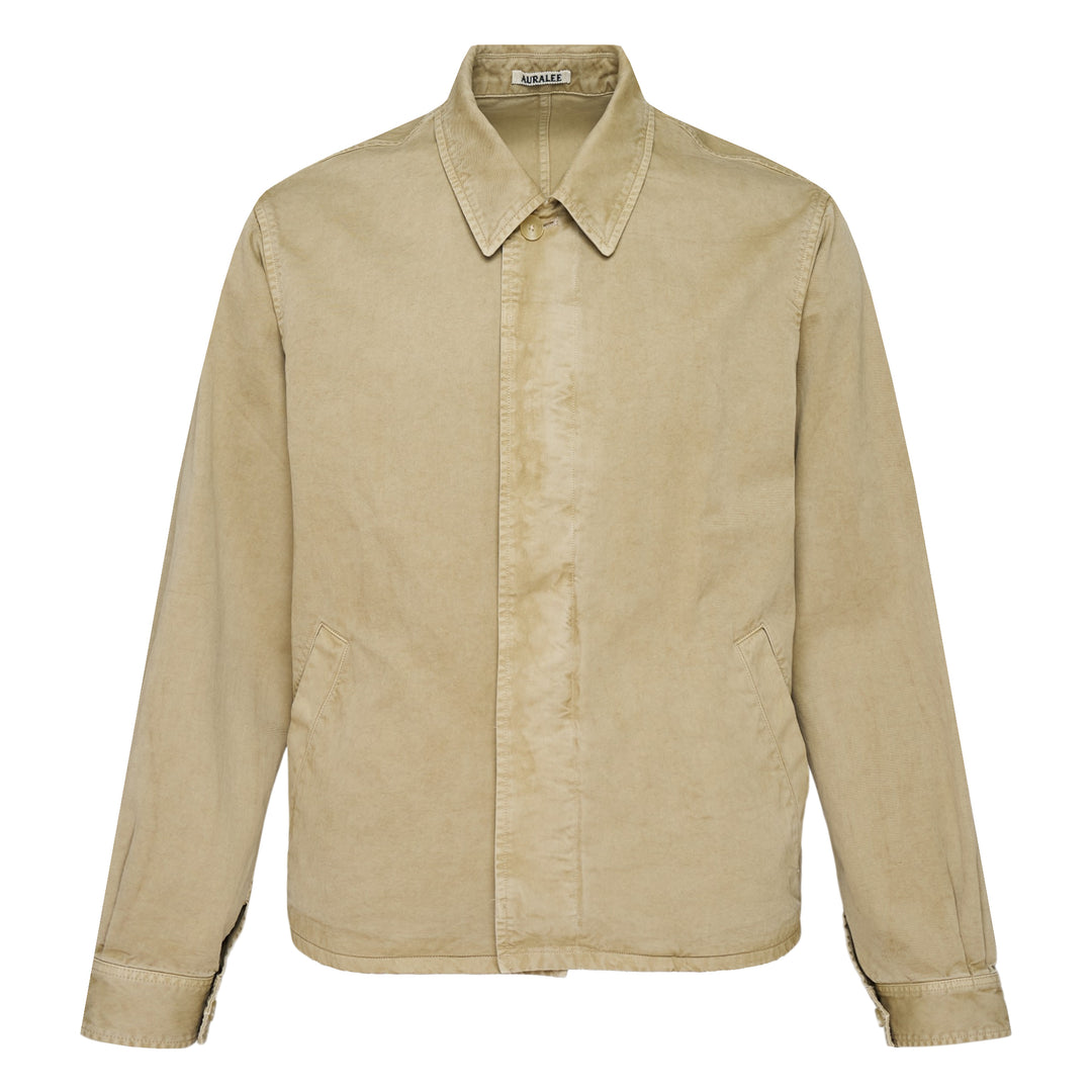 AURALEE Garment-Dyed Finx Light Chino Blouson – Available at Club 21, Official Retailer in Singapore, Malaysia & Thailand with Global Shipping Online