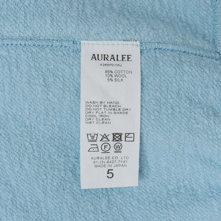 AURALEE High Twist Light Sweat Zip Parka – Available at Club 21, Official Retailer in Singapore, Malaysia & Thailand with Global Shipping Online