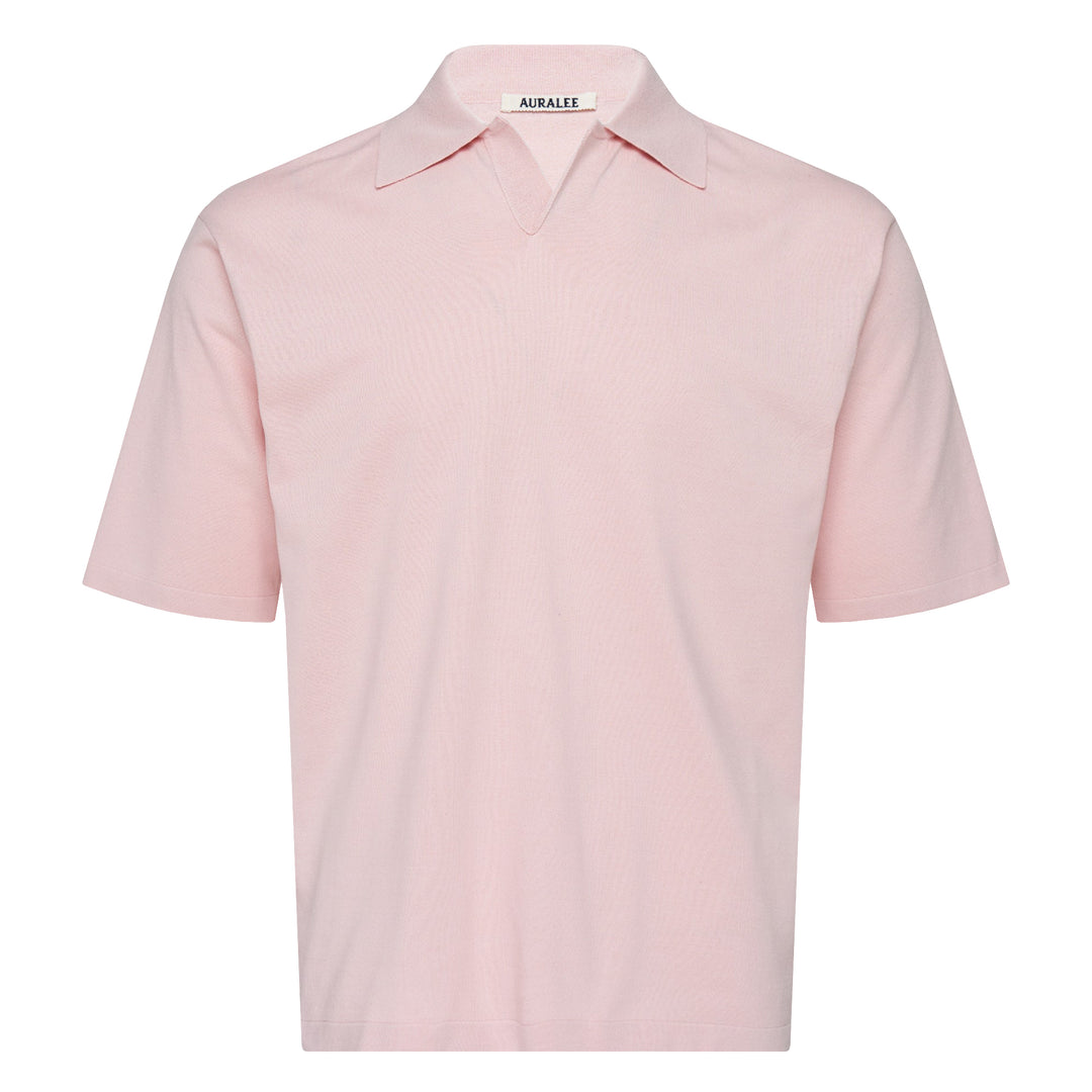 AURALEE High Gauge Tussah Silk Polo – Available at Club 21, Official Retailer in Singapore, Malaysia & Thailand with Global Shipping Online