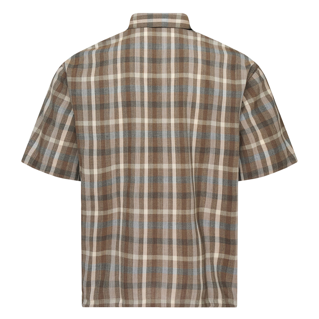 AURALEE Super Fine Tropical Wool Check Shirt – Available at Club 21, Official Retailer in Singapore, Malaysia & Thailand with Global Shipping Online