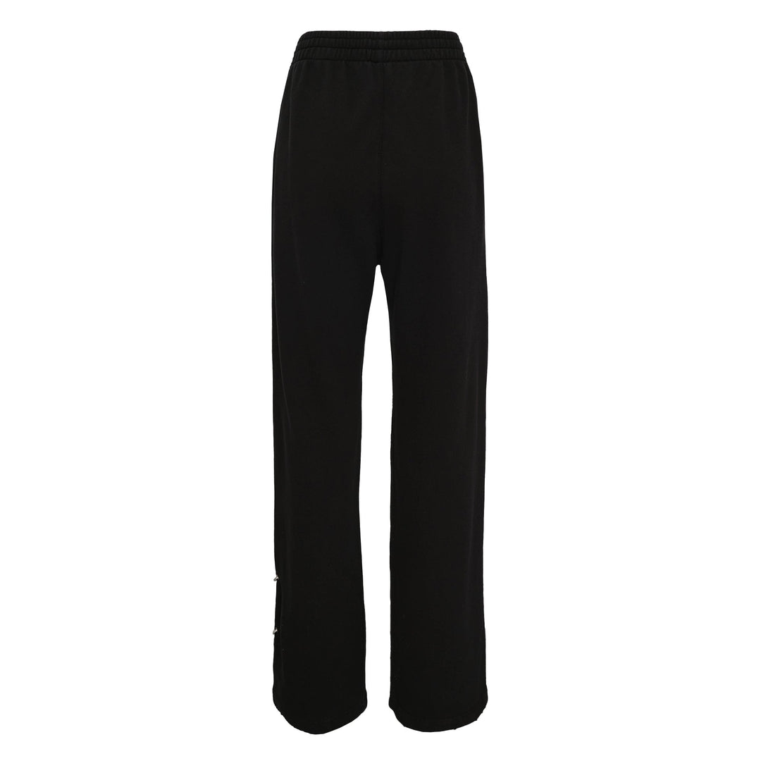 Black Piercing Detail Sweatpant