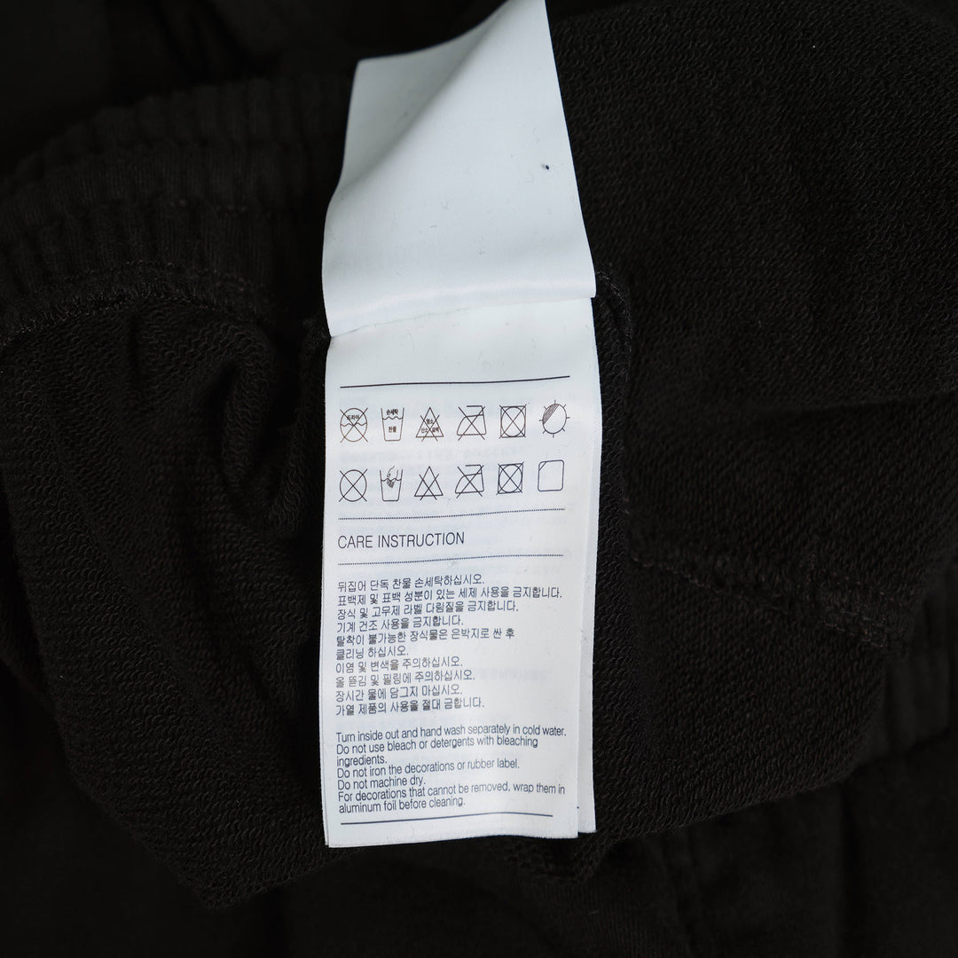Black Piercing Detail Sweatpant