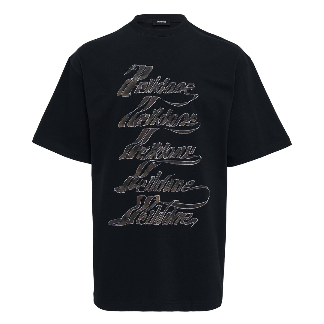Black Ribbon Multi-Logo T-Shirt